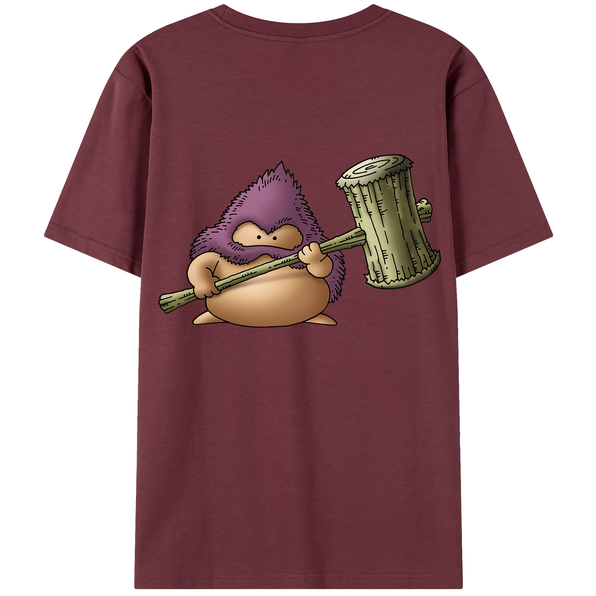 （画像用） ドラゴンクエスト Doragon Kuesuto Dragon Quest 綿100％半袖Tシャツ（背面プリント）